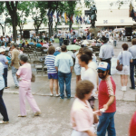 lou olague witnessing on the plaza1990